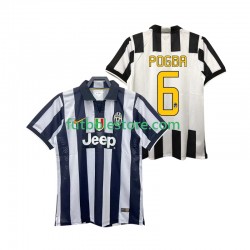 Primera Equipación del Juventus Pogba 6 Retro 2014 2015 Manga Corta para Hombre