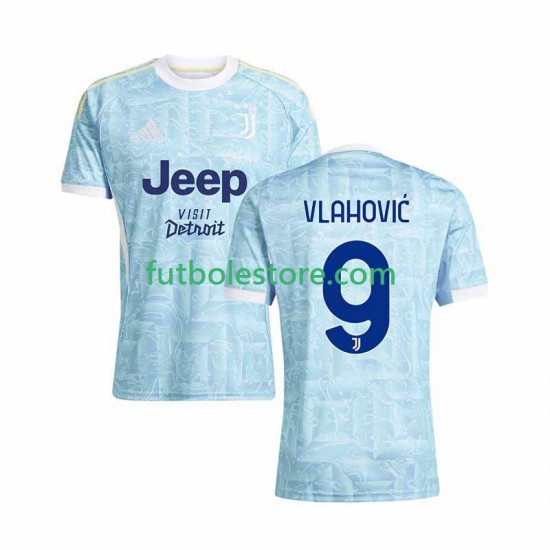 Segunda Equipación del Juventus Vlahovic 9 2025-2026 Manga Corta para Hombre Segunda Equipación del Juventus Vlahovic 9 2025-2026 Manga Corta para Hombre