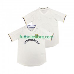 Primera Equipación del Leeds United Retro 2000 2001 Manga Corta para Hombre