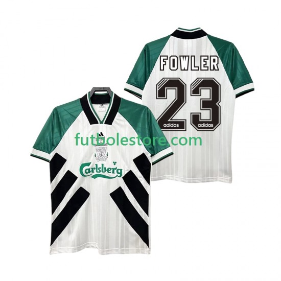 Segunda Equipación del Liverpool FOWLER 23 Retro 1993 1995 Manga Corta para Hombre Segunda Equipación del Liverpool FOWLER 23 Retro 1993 1995 Manga Corta para Hombre