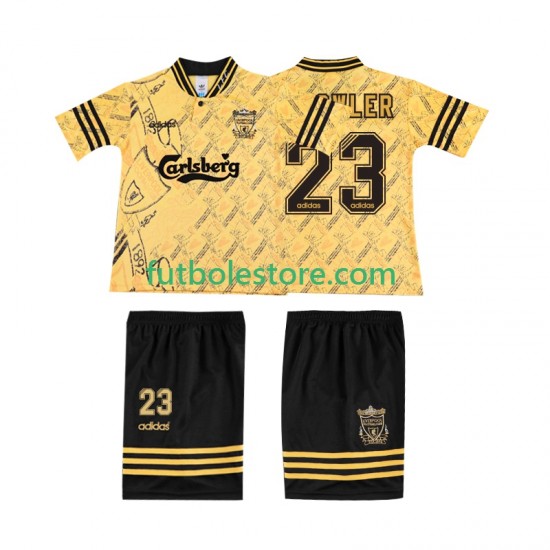 Tercera Equipación del Liverpool FOWLER 23 Retro LWP 1994 1996 Manga Corta para Niño (Camiseta y pantalón) Tercera Equipación del Liverpool FOWLER 23 Retro LWP 1994 1996 Manga Corta para Niño (Camiseta y pantalón)
