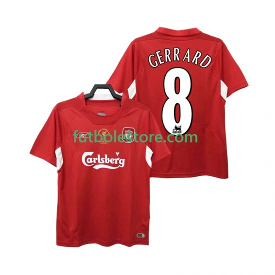 Primera Equipación del Liverpool GERRARD 8 Retro 2004 2005 Manga Corta para Hombre Primera Equipación del Liverpool GERRARD 8 Retro 2004 2005 Manga Corta para Hombre