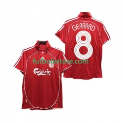 Primera Equipación del Liverpool GERRARD 8 Retro 2006 2008 Manga Corta para Hombre