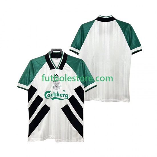 Segunda Equipación del Liverpool Retro 1993 1995 Manga Corta para Hombre Segunda Equipación del Liverpool Retro 1993 1995 Manga Corta para Hombre