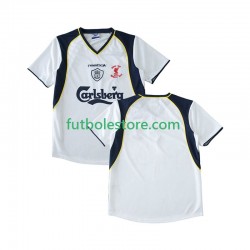 Segunda Equipación del Liverpool Retro LWP 2001 2002 Manga Corta para Hombre