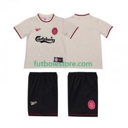 Segunda Equipación del Liverpool Retro LWP 1996 1997 Manga Corta para Niño (Camiseta y pantalón)