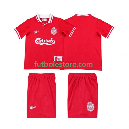 Primera Equipación del Liverpool Retro LWP 1996 1997 Manga Corta para Niño (Camiseta y pantalón) Primera Equipación del Liverpool Retro LWP 1996 1997 Manga Corta para Niño (Camiseta y pantalón)