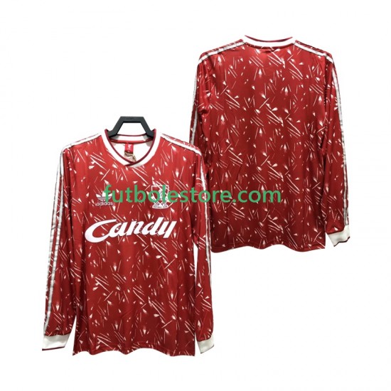 Primera Equipación del Liverpool Retro 1989 1991 ML para Hombre Primera Equipación del Liverpool Retro 1989 1991 ML para Hombre