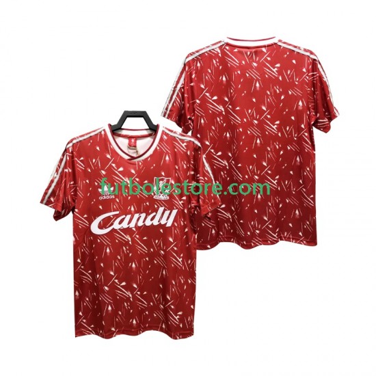 Primera Equipación del Liverpool Retro 1989 1991 Manga Corta para Hombre Primera Equipación del Liverpool Retro 1989 1991 Manga Corta para Hombre