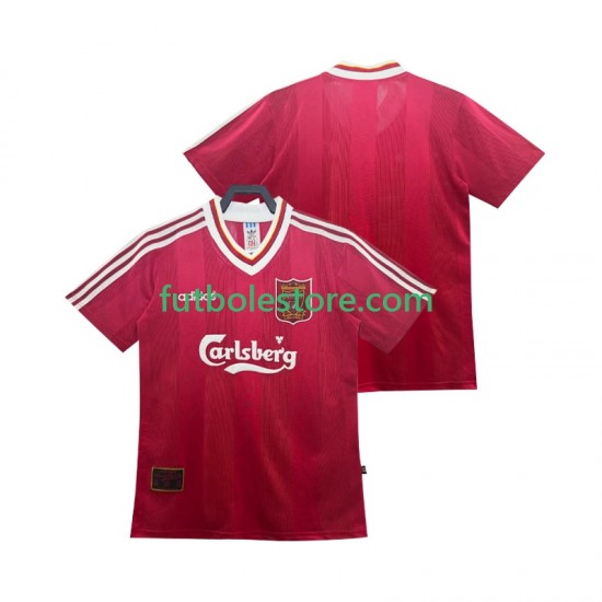 Primera Equipación del Liverpool Retro 1995 1996 Manga Corta para Hombre Primera Equipación del Liverpool Retro 1995 1996 Manga Corta para Hombre