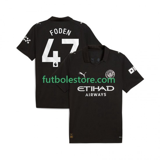 Segunda Equipación del Manchester City Phil Foden 47 2025-2026 Manga Corta para Hombre Segunda Equipación del Manchester City Phil Foden 47 2025-2026 Manga Corta para Hombre