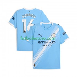 Primera Equipación del Manchester City Rodrigo Hernandez 16 2025-2026 Manga Corta para Hombre