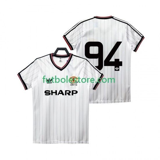 Segunda Equipación del Manchester United 94 Retro 1983 1984 Manga Corta para Hombre Segunda Equipación del Manchester United 94 Retro 1983 1984 Manga Corta para Hombre