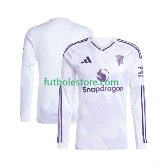 Segunda Equipación del Manchester United 2025-2026 ML para Hombre Segunda Equipación del Manchester United 2025-2026 ML para Hombre