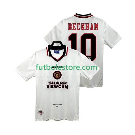 Segunda Equipación del Manchester United BECKEHAM 10 Retro 1996 1997 Manga Corta para Hombre Segunda Equipación del Manchester United BECKEHAM 10 Retro 1996 1997 Manga Corta para Hombre
