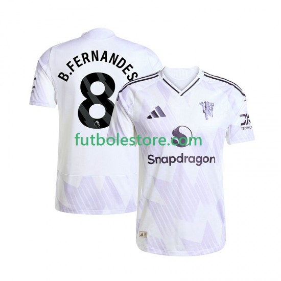 Segunda Equipación del Manchester United Bruno Fernandes 8 2025-2026 Manga Corta para Hombre Segunda Equipación del Manchester United Bruno Fernandes 8 2025-2026 Manga Corta para Hombre