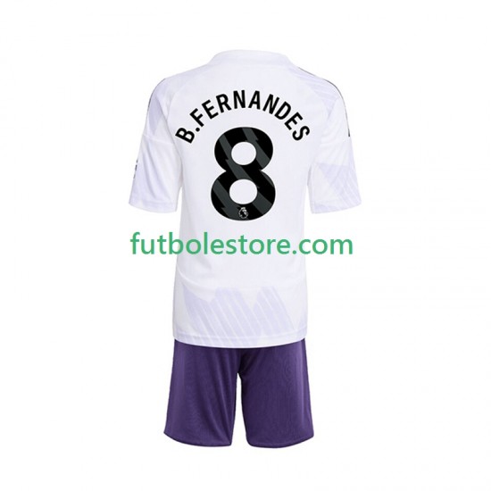 Segunda Equipación del Manchester United Bruno Fernandes 8 2025-2026 Manga Corta para Niño (Camiseta y pantalón) Segunda Equipación del Manchester United Bruno Fernandes 8 2025-2026 Manga Corta para Niño (Camiseta y pantalón)