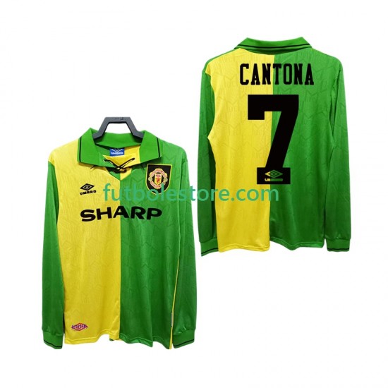 Segunda Equipación del Manchester United CANTONA 7 Retro 1992 1994 ML para Hombre Segunda Equipación del Manchester United CANTONA 7 Retro 1992 1994 ML para Hombre