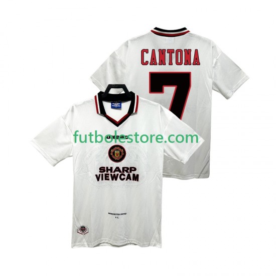 Segunda Equipación del Manchester United CANTONA 7 Retro 1996 1997 Manga Corta para Hombre Segunda Equipación del Manchester United CANTONA 7 Retro 1996 1997 Manga Corta para Hombre