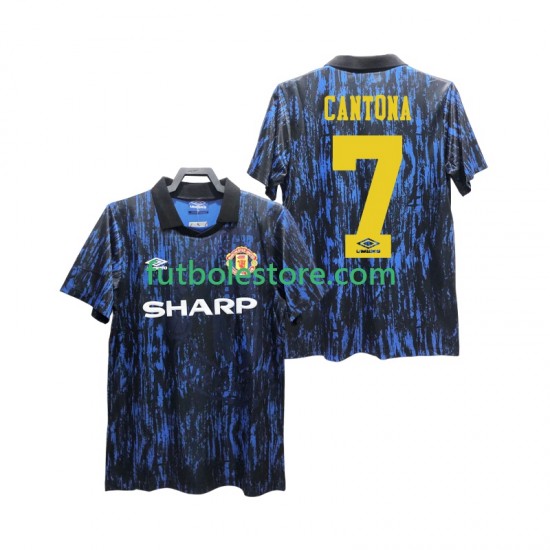 Primera Equipación del Manchester United CANTONA 7 Retro 1993 Manga Corta para Hombre Primera Equipación del Manchester United CANTONA 7 Retro 1993 Manga Corta para Hombre
