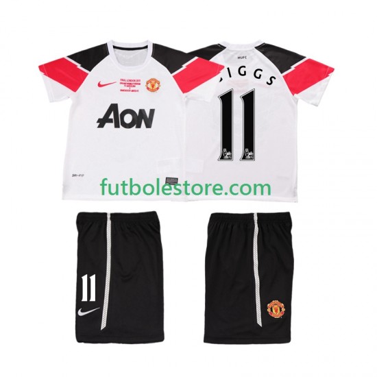 Tercera Equipación del Manchester United GIGGS 11 Retro Champions League 2011 2012 Manga Corta para Niño (Camiseta y pantalón) Tercera Equipación del Manchester United GIGGS 11 Retro Champions League 2011 2012 Manga Corta para Niño (Camiseta y pantalón)