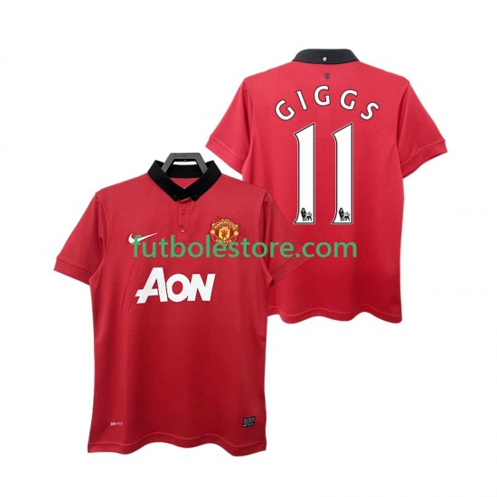 Primera Equipación del Manchester United GIGGS 11 Retro 2013 2014 Manga Corta para Hombre Primera Equipación del Manchester United GIGGS 11 Retro 2013 2014 Manga Corta para Hombre