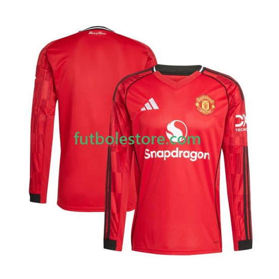 Primera Equipación del Manchester United 2025-2026 ML para Hombre Primera Equipación del Manchester United 2025-2026 ML para Hombre