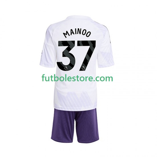 Segunda Equipación del Manchester United Kobbie Mainoo 37 2025-2026 Manga Corta para Niño (Camiseta y pantalón) Segunda Equipación del Manchester United Kobbie Mainoo 37 2025-2026 Manga Corta para Niño (Camiseta y pantalón)
