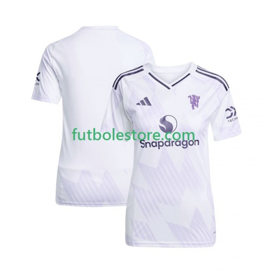 Segunda Equipación del Manchester United 2025-2026 Manga Corta para Mujer Segunda Equipación del Manchester United 2025-2026 Manga Corta para Mujer
