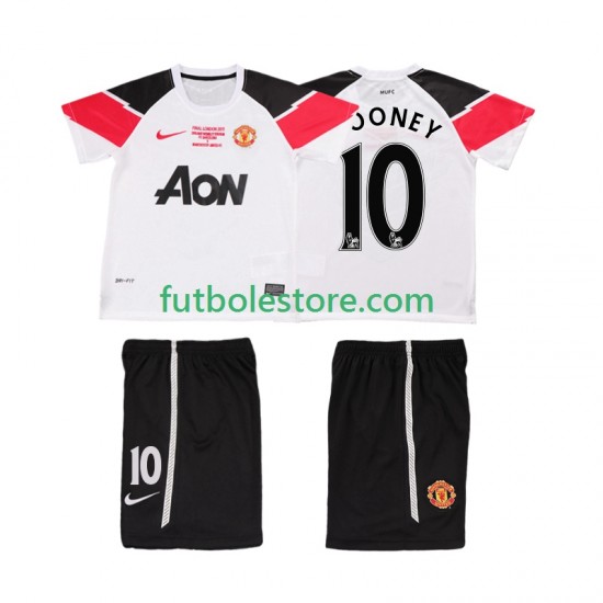 Tercera Equipación del Manchester United ROONEY 10 Retro Champions League 2011 2012 Manga Corta para Niño (Camiseta y pantalón) Tercera Equipación del Manchester United ROONEY 10 Retro Champions League 2011 2012 Manga Corta para Niño (Camiseta y pantalón)