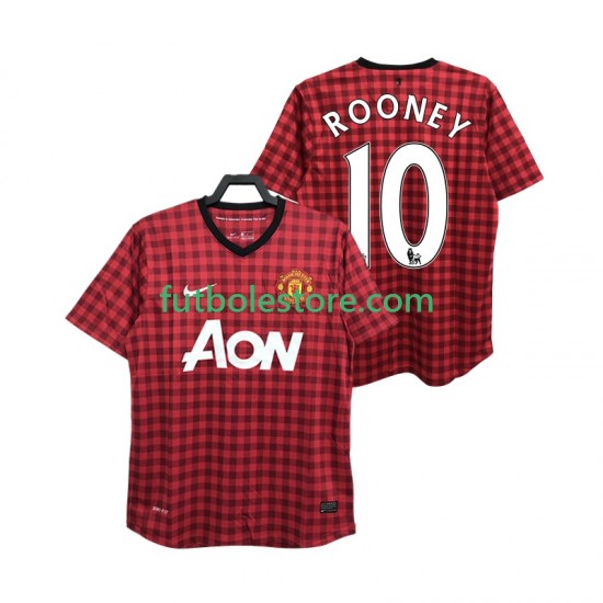 Primera Equipación del Manchester United ROONEY 10 Retro 2012 2013 Manga Corta para Hombre Primera Equipación del Manchester United ROONEY 10 Retro 2012 2013 Manga Corta para Hombre