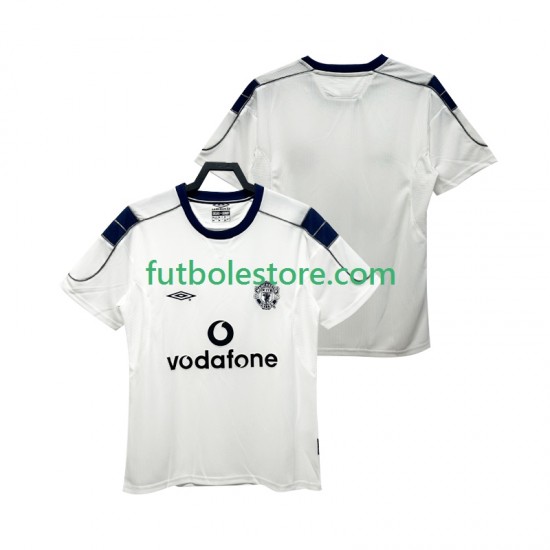 Segunda Equipación del Manchester United Retro 2000 2001 Manga Corta para Hombre Segunda Equipación del Manchester United Retro 2000 2001 Manga Corta para Hombre