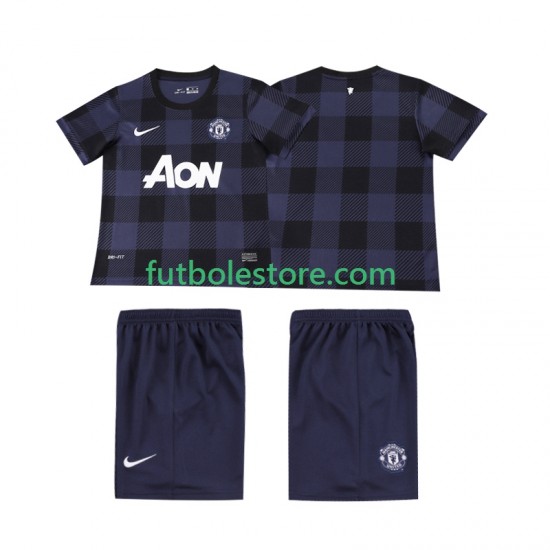 Segunda Equipación del Manchester United Retro 2013 2014 Manga Corta para Niño (Camiseta y pantalón) Segunda Equipación del Manchester United Retro 2013 2014 Manga Corta para Niño (Camiseta y pantalón)
