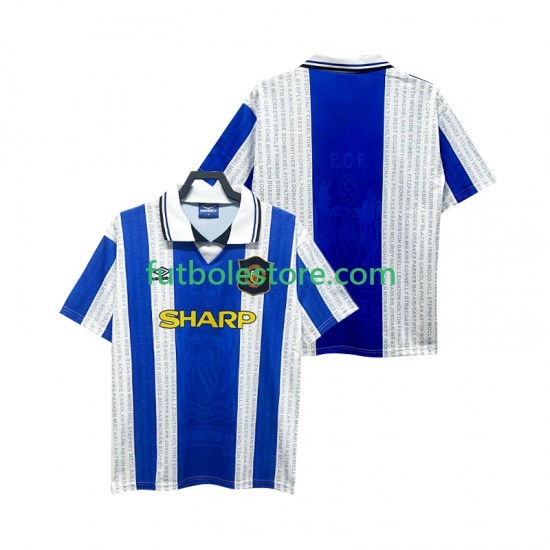 Tercera Equipación del Manchester United Retro 1994 1996 Manga Corta para Hombre Tercera Equipación del Manchester United Retro 1994 1996 Manga Corta para Hombre
