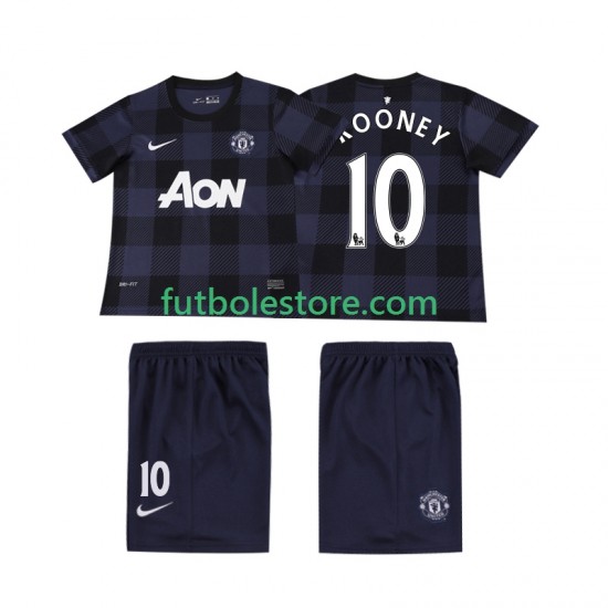 Segunda Equipación del Manchester United Rooney 10 Retro 2013 2014 Manga Corta para Niño (Camiseta y pantalón) Segunda Equipación del Manchester United Rooney 10 Retro 2013 2014 Manga Corta para Niño (Camiseta y pantalón)
