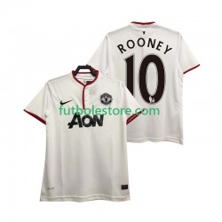 Tercera Equipación del Manchester United Rooney 10 Retro 2013 2014 Manga Corta para Hombre