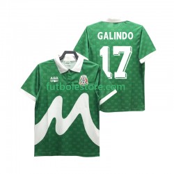 Primera Equipación del México GALINDO 17 Retro 1995 Manga Corta para Hombre Primera Equipación del México GALINDO 17 Retro 1995 Manga Corta para Hombre