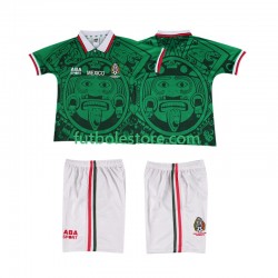 Primera Equipación del México Retro 1998 Manga Corta para Niño (Camiseta y pantalón) Primera Equipación del México Retro 1998 Manga Corta para Niño (Camiseta y pantalón)