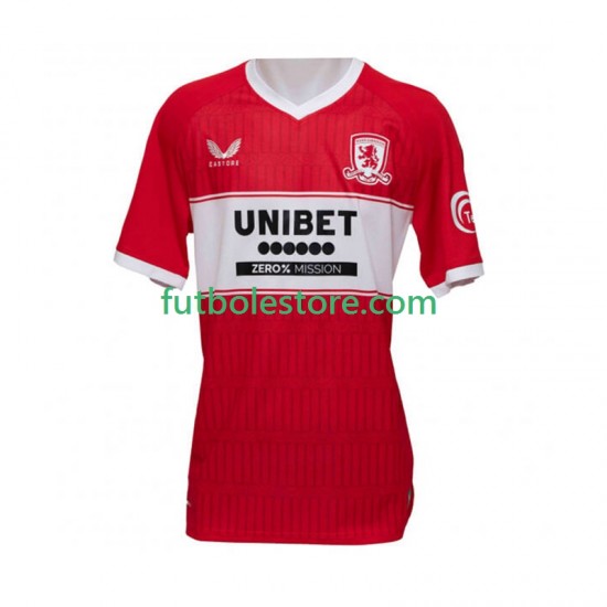 Primera Equipación del Middlesbrough 2025-2026 Manga Corta para Hombre Primera Equipación del Middlesbrough 2025-2026 Manga Corta para Hombre