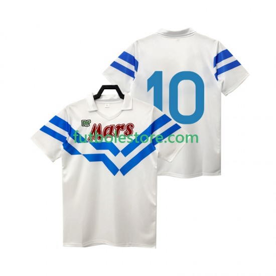 Segunda Equipación del Napoli 10 Retro 1988 1989 Manga Corta para Hombre Segunda Equipación del Napoli 10 Retro 1988 1989 Manga Corta para Hombre