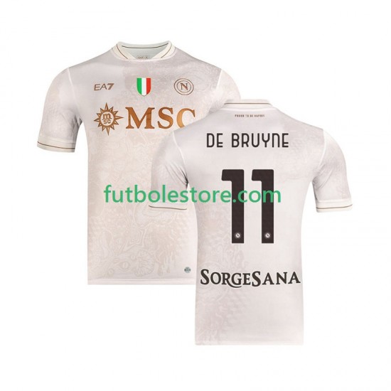 Segunda Equipación del Napoli Kevin De Bruyne 11 2025-2026 Manga Corta para Hombre Segunda Equipación del Napoli Kevin De Bruyne 11 2025-2026 Manga Corta para Hombre