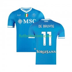 Primera Equipación del Napoli Kevin De Bruyne 11 2025-2026 Manga Corta para Hombre