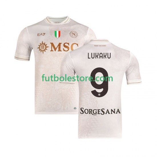 Segunda Equipación del Napoli Romelu Lukaku 9 2025-2026 Manga Corta para Hombre Segunda Equipación del Napoli Romelu Lukaku 9 2025-2026 Manga Corta para Hombre