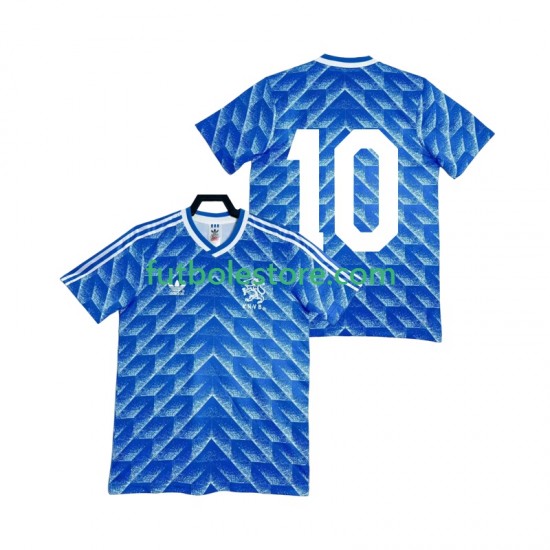 Segunda Equipación del Países Bajos 10 Retro 1998 Manga Corta para Hombre Segunda Equipación del Países Bajos 10 Retro 1998 Manga Corta para Hombre