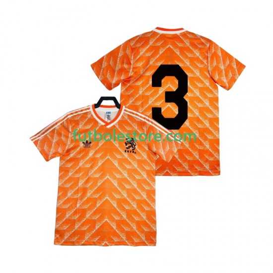 Primera Equipación del Países Bajos 3 Retro 1988 Manga Corta para Hombre Primera Equipación del Países Bajos 3 Retro 1988 Manga Corta para Hombre