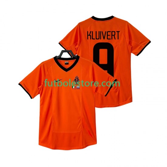 Primera Equipación del Países Bajos KLUIVERT 9 Retro 2000 Manga Corta para Hombre Primera Equipación del Países Bajos KLUIVERT 9 Retro 2000 Manga Corta para Hombre