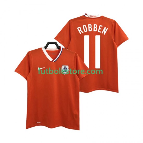 Primera Equipación del Países Bajos ROBBEN 11 Retro 2008 Manga Corta para Hombre Primera Equipación del Países Bajos ROBBEN 11 Retro 2008 Manga Corta para Hombre