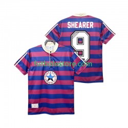 Segunda Equipación del Newcastle United SHEARER 9 Retro 1995 1997 Manga Corta para Hombre