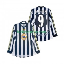 Primera Equipación del Newcastle United SHEARER 9 Retro 1997 1999 ML para Hombre