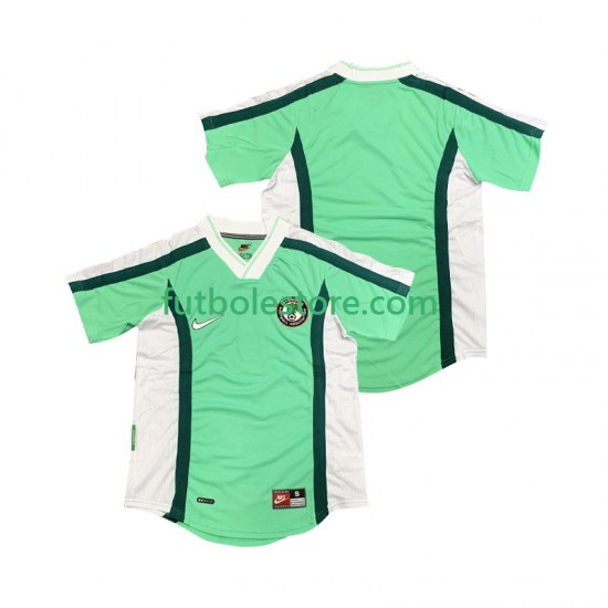 Primera Equipación del Nigeria Retro 1998 Manga Corta para Hombre Primera Equipación del Nigeria Retro 1998 Manga Corta para Hombre